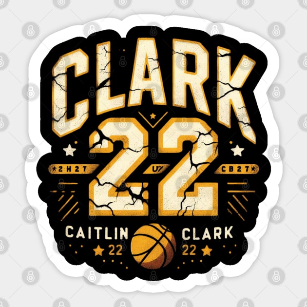 Clark 22 Caitlin Clark 22 signature Sticker by thestaroflove